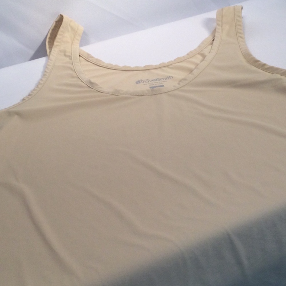 TravelSmith Women’s Tank Top Beige Size S/P